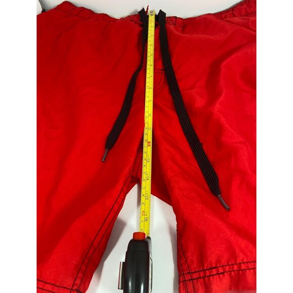 Red Shorts Athletic Pockets w/Elastic Fully Lined Sz XL Drawstring-Faded Glory - Picture 10 of 15